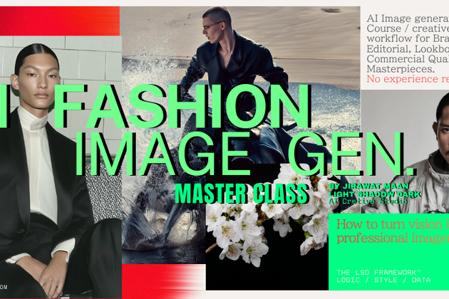 Bunka Master Class : AI Fashion Image Generation by MANNIPULATOR