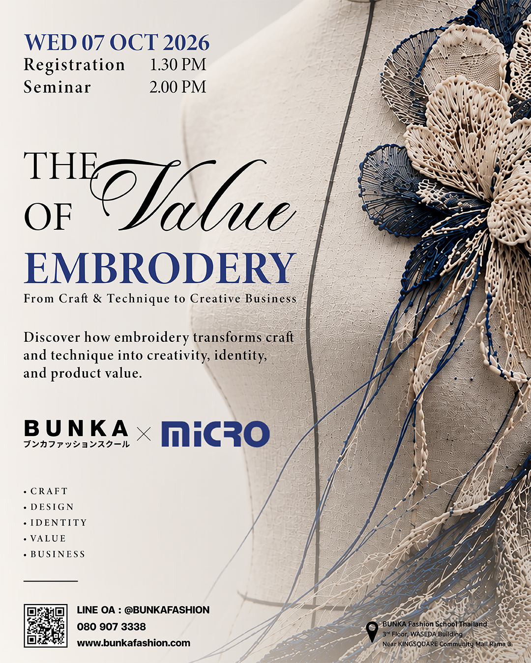 BUNKA × MICRO EMBROIDERY